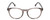 Front View of Ernest Hemingway H4865 Designer Single Vision Prescription Rx Eyeglasses in Grey Mist Crystal/Rounded Tips Unisex Cateye Full Rim Acetate 49 mm