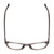 Top View of Ernest Hemingway H4865 Designer Bi-Focal Prescription Rx Eyeglasses in Grey Mist Crystal/Rounded Tips Unisex Cateye Full Rim Acetate 49 mm