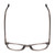Top View of Ernest Hemingway H4865 Designer Progressive Lens Prescription Rx Eyeglasses in Grey Mist Crystal/Rounded Tips Unisex Cateye Full Rim Acetate 49 mm