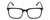 Front View of Ernest Hemingway 4866 Unisex Cateye Eyeglasses in Gloss Black/Silver Accent 51mm