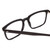 Close Up View of Ernest Hemingway 4866 Unisex Cateye Eyeglasses in Gloss Black/Silver Accent 51mm