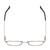 Top View of Ernest Hemingway 4862 Unisex Cateye Semi-Rimless Eyeglasses in Black/Silver 52mm