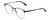 Profile View of Ernest Hemingway H4862 Designer Single Vision Prescription Rx Eyeglasses in Satin Black/Silver Geometric Pattern Unisex Cateye Full Rim Stainless Steel 52 mm
