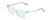 Profile View of Ernest Hemingway H4857 Designer Blue Light Blocking Eyeglasses in Shiny Clear Crystal Unisex Cateye Full Rim Acetate 56 mm