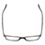 Top View of Ernest Hemingway H4857 Designer Single Vision Prescription Rx Eyeglasses in Shiny Shadow Grey Crystal Unisex Cateye Full Rim Acetate 53 mm
