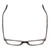 Top View of Ernest Hemingway H4857 Designer Single Vision Prescription Rx Eyeglasses in Shiny Shadow Grey Crystal Unisex Cateye Full Rim Acetate 56 mm