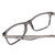 Close Up View of Ernest Hemingway H4857 Designer Progressive Lens Prescription Rx Eyeglasses in Shiny Shadow Grey Crystal Unisex Cateye Full Rim Acetate 56 mm