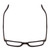 Top View of Ernest Hemingway 4857 Unisex Cateye Acetate Designer Eyeglasses Matte Black 53mm
