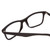 Close Up View of Ernest Hemingway H4857 Designer Reading Eye Glasses with Custom Cut Powered Lenses in Matte Black Unisex Cateye Full Rim Acetate 53 mm