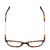 Top View of Ernest Hemingway H4859 Designer Bi-Focal Prescription Rx Eyeglasses in Brown Amber Gold Tortoise Havana Silver Ladies Cateye Full Rim Acetate 50 mm