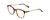 Profile View of Ernest Hemingway H4859 Designer Progressive Lens Prescription Rx Eyeglasses in Brown Amber Gold Tortoise Havana Silver Ladies Cateye Full Rim Acetate 50 mm