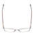 Top View of Ernest Hemingway H4860 Designer Single Vision Prescription Rx Eyeglasses in Clear Crystal Silver Glitter Unisex Cateye Full Rim Acetate 52 mm