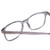 Close Up View of Ernest Hemingway H4860 Designer Reading Eye Glasses with Custom Cut Powered Lenses in Grey Blue Crystal Unisex Cateye Full Rim Acetate 52 mm
