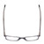 Top View of Ernest Hemingway H4860 Designer Reading Eye Glasses with Custom Cut Powered Lenses in Grey Blue Crystal Unisex Cateye Full Rim Acetate 52 mm