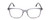 Front View of Ernest Hemingway H4860 Designer Single Vision Prescription Rx Eyeglasses in Grey Blue Crystal Unisex Cateye Full Rim Acetate 52 mm