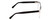 Side View of Ernest Hemingway H4861 Designer Progressive Lens Prescription Rx Eyeglasses in Clear Crystal/Gloss Black Unisex Cateye Full Rim Acetate 55 mm