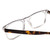 Close Up View of Ernest Hemingway 4861 Unisex Cateye Eyeglasses Clear Crystal/Brown Tortoise 55mm