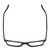 Top View of Ernest Hemingway 4857 Unisex Cateye Acetate Designer Eyeglasses Matte Black 56mm