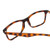 Close Up View of Ernest Hemingway H4857 Unisex Cateye Eyeglasses Tiger Brown Yellow Tortoise 53mm