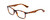 Profile View of Ernest Hemingway H4857 Designer Reading Eye Glasses with Custom Cut Powered Lenses in Shiny Tiger Brown Yellow Orange Tortoise Havana Unisex Cateye Full Rim Acetate 53 mm