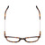Top View of Ernest Hemingway H4859 Ladies Cateye Eyeglasses Brown Gold Tortoise Silver 50 mm