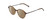 Profile View of Ernest Hemingway H4855 Designer Polarized Sunglasses with Custom Cut Amber Brown Lenses in Olive Green Amber Brown Marble/Gun Metal Unisex Round Full Rim Acetate 48 mm