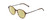 Profile View of Ernest Hemingway H4855 Designer Polarized Reading Sunglasses with Custom Cut Powered Sun Flower Yellow Lenses in Olive Green Amber Brown Marble/Gun Metal Unisex Round Full Rim Acetate 48 mm