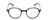 Front View of Ernest Hemingway H4855 Designer Bi-Focal Prescription Rx Eyeglasses in Brown Gold Tortoise Havana/Gun Metal Unisex Round Full Rim Acetate 48 mm