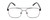 Front View of Ernest Hemingway H4856 Designer Single Vision Prescription Rx Eyeglasses in Satin Metallic Black/Lilac Plum Tortoise Unisex Aviator Full Rim Stainless Steel 54 mm
