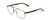 Profile View of Ernest Hemingway H4856 Unisex Aviator Eyeglasses Brown/Brown Gold Tortoise 54 mm