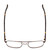 Top View of Ernest Hemingway H4856 Unisex Aviator Eyeglasses Brown/Brown Gold Tortoise 54 mm