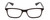 Front View of Ernest Hemingway H4857 Designer Single Vision Prescription Rx Eyeglasses in Gloss Black Unisex Cateye Full Rim Acetate 53 mm
