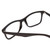 Close Up View of Ernest Hemingway H4857 Unisex Cateye Designer Eyeglasses Shiny Gloss Black 56 mm