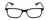 Front View of Ernest Hemingway H4857 Designer Reading Eye Glasses with Custom Cut Powered Lenses in Gloss Black Unisex Cateye Full Rim Acetate 56 mm