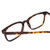Close Up View of Ernest Hemingway H4854 Designer Reading Eye Glasses with Custom Cut Powered Lenses in Brown Gold Auburn Tortoise Havana Unisex Cateye Full Rim Acetate 54 mm