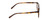 Side View of Ernest Hemingway H4854 Designer Blue Light Blocking Eyeglasses in Brown Gold Auburn Tortoise Havana Unisex Cateye Full Rim Acetate 54 mm