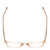 Top View of Ernest Hemingway 4854 Unisex Cateye Eyeglasses in Wheat Brown Cystal Silver 51mm