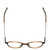 Top View of Ernest Hemingway H4855 Unisex Round Eyeglasses Green Brown Marble/Gun Metal 48mm