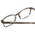 Close Up View of Ernest Hemingway H4852 Unisex Designer Eyeglasses Grey Black Crystal Stripe 51mm