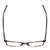 Top View of Ernest Hemingway H4852 Unisex Designer Eyeglasses Grey Black Crystal Stripe 51mm