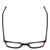 Top View of Ernest Hemingway H4854 Designer Reading Eye Glasses with Custom Cut Powered Lenses in Gloss Black Silver Studs  Unisex Cateye Full Rim Acetate 51 mm