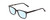Profile View of Ernest Hemingway H4854 Designer Blue Light Blocking Eyeglasses in Gloss Black Silver Studs  Unisex Cateye Full Rim Acetate 51 mm