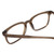 Close Up View of Ernest Hemingway H4854 Designer Single Vision Prescription Rx Eyeglasses in Olive Green Grey Crystal Smoke Unisex Cateye Full Rim Acetate 51 mm