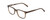 Profile View of Ernest Hemingway H4854 Designer Blue Light Blocking Eyeglasses in Olive Green Grey Crystal Smoke Unisex Cateye Full Rim Acetate 51 mm