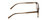 Side View of Ernest Hemingway H4854 Designer Blue Light Blocking Eyeglasses in Olive Green Grey Crystal Smoke Unisex Cateye Full Rim Acetate 51 mm