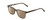 Profile View of Ernest Hemingway H4854 Designer Polarized Sunglasses with Custom Cut Amber Brown Lenses in Olive Green Grey Crystal Smoke Unisex Cateye Full Rim Acetate 51 mm