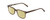 Profile View of Ernest Hemingway H4854 Designer Polarized Reading Sunglasses with Custom Cut Powered Sun Flower Yellow Lenses in Olive Green Grey Crystal Smoke Unisex Cateye Full Rim Acetate 51 mm