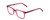 Profile View of Ernest Hemingway H4854 Ladies Cateye Eyeglasses Raspberry Red Rose Crystal 54 mm