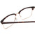 Close Up View of Ernest Hemingway H4850 Designer Single Vision Prescription Rx Eyeglasses in Brown Auburn Tortoise Havana Gold Unisex Cateye Full Rim Acetate 58 mm