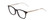 Profile View of Ernest Hemingway H4851 Designer Single Vision Prescription Rx Eyeglasses in Gloss Black Clear Crystal Patterned Silver Unisex Cateye Full Rim Acetate 51 mm